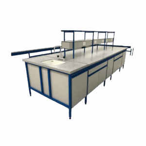 curved walnut monitor stand