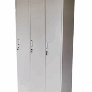 modern premium steel locker 3 openings
